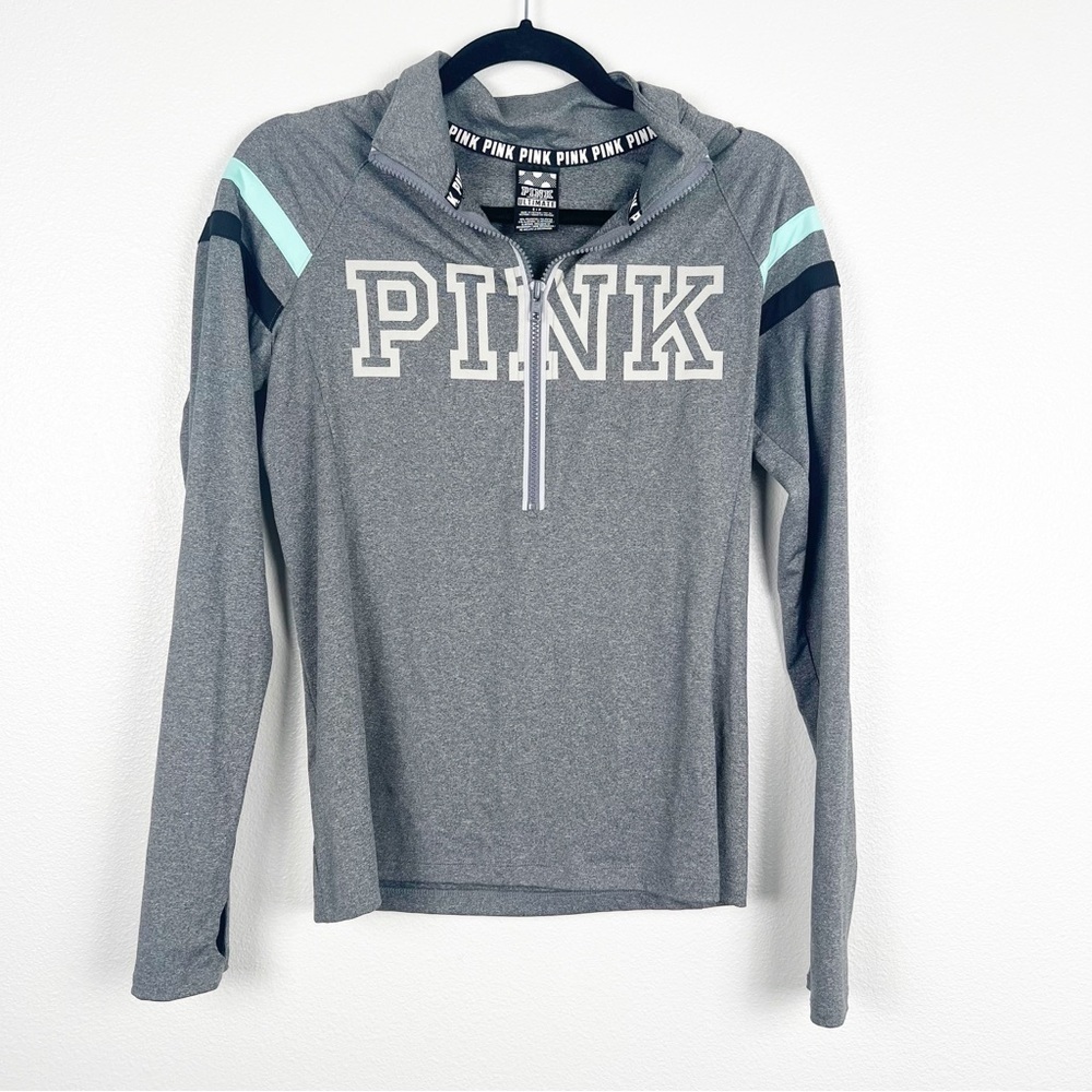 Pink Victorias Secret‎ 1/4 Zip Pullover Sz S